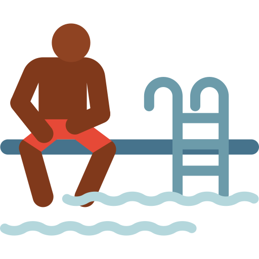 schwimmbad Pictograms Colour icon