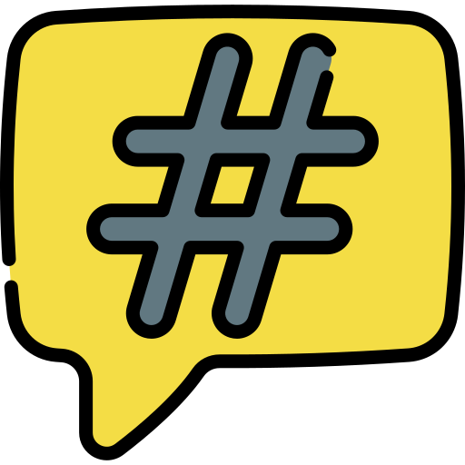 Hashtag Special Lineal color icon