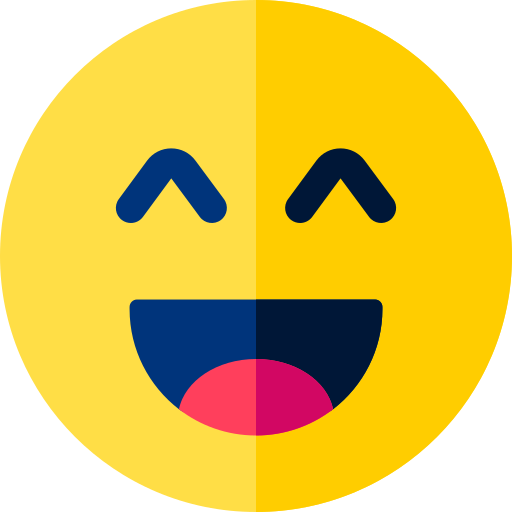 lächelnd Basic Rounded Flat icon