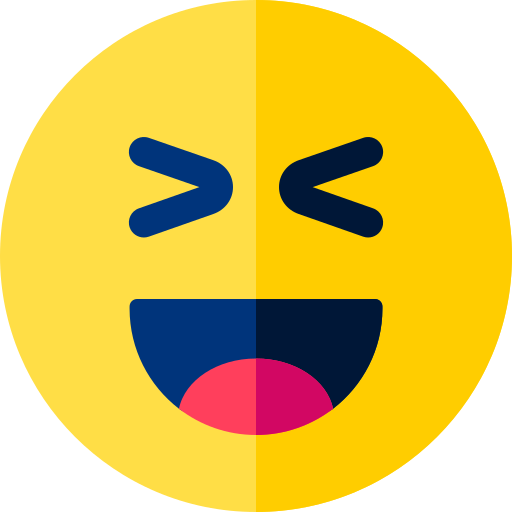 lächelnd Basic Rounded Flat icon