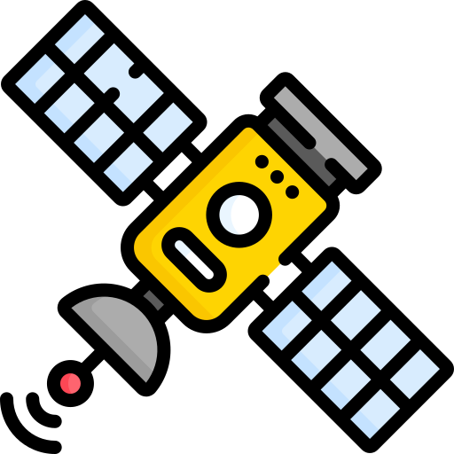 satelita Special Lineal color ikona