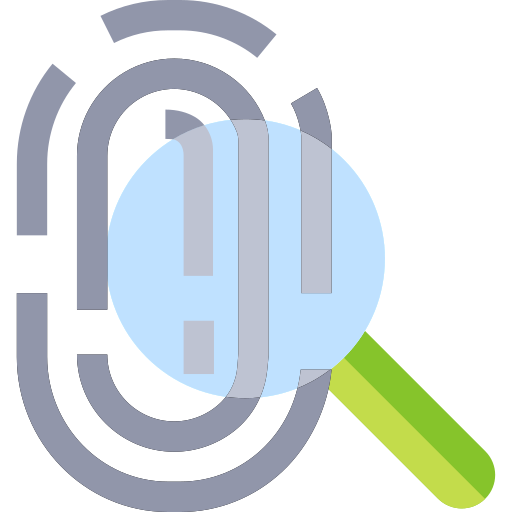 Magnifying glass Basic Straight Flat icon