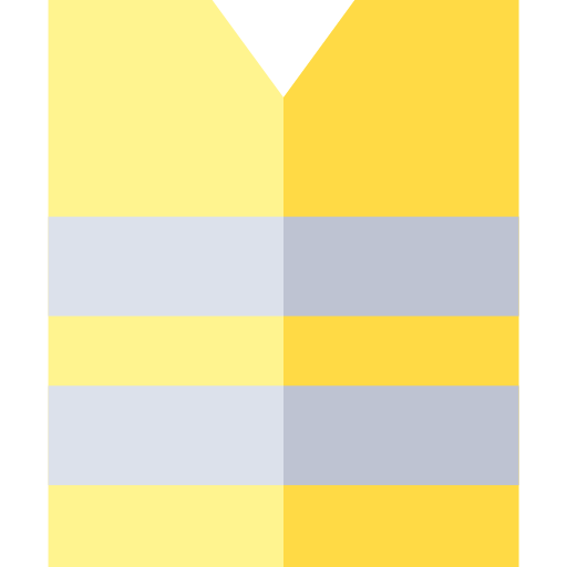 warnweste Basic Straight Flat icon