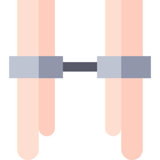 Handcuffs Basic Straight Flat icon