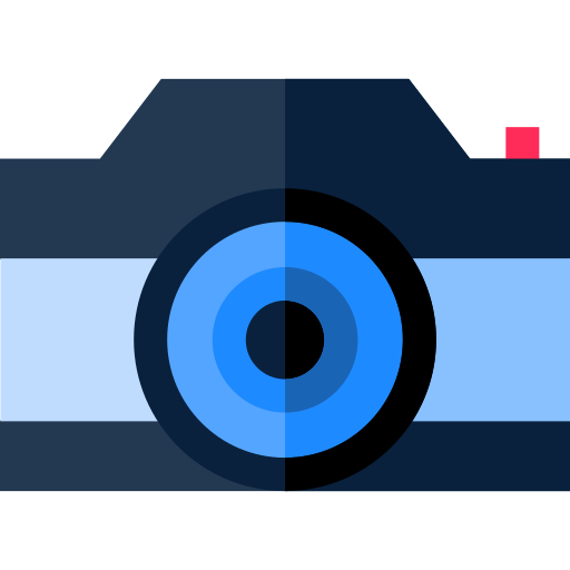 カメラ Basic Straight Flat icon