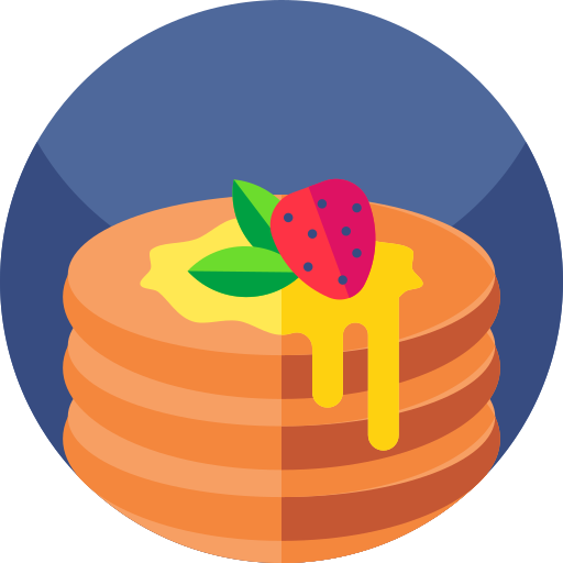 pancake Geometric Flat Circular Flat icona