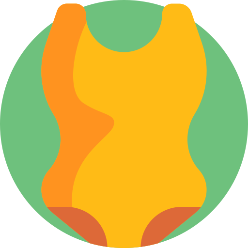 traje de baño Detailed Flat Circular Flat icono