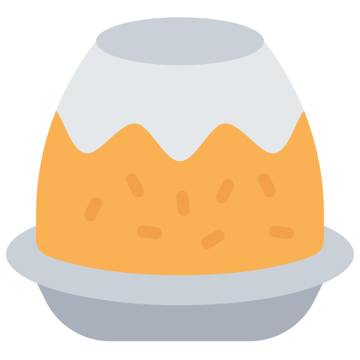 pudding Juicy Fish Flat icoon