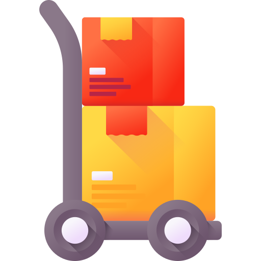 Cart 3D Color icon
