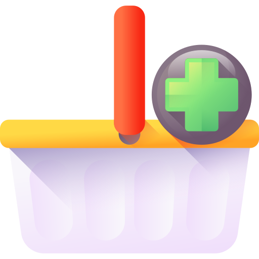 バスケット 3D Color icon