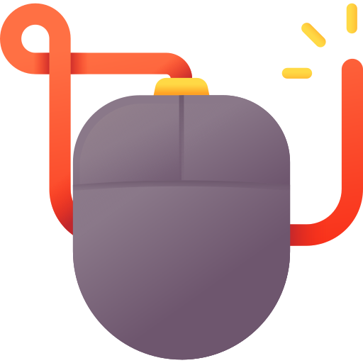 Mouse 3D Color icon