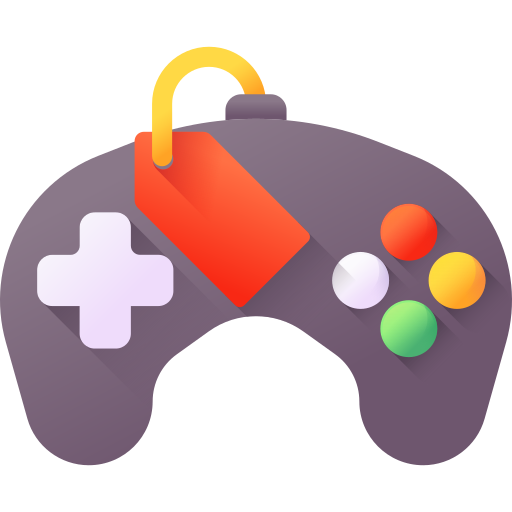 Game pad 3D Color icon