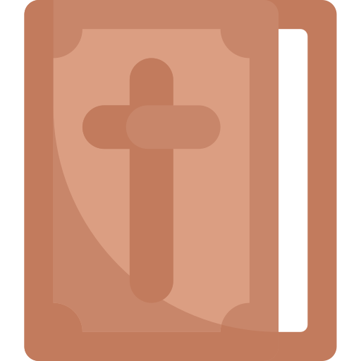 biblia Kawaii Flat ikona