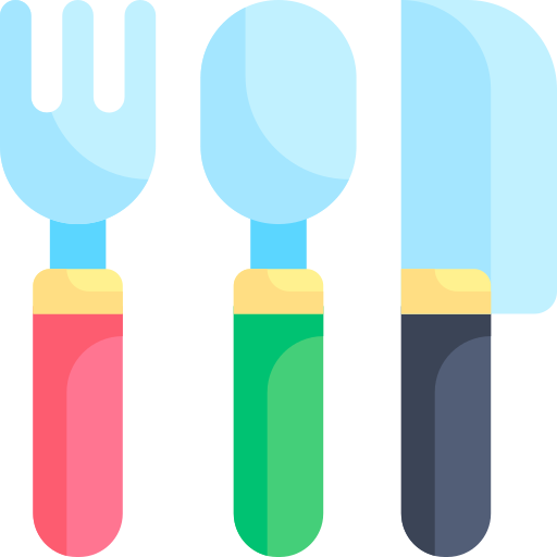 Cutlery Kawaii Flat icon