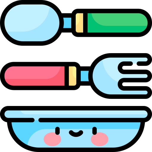 Plate Kawaii Lineal color icon