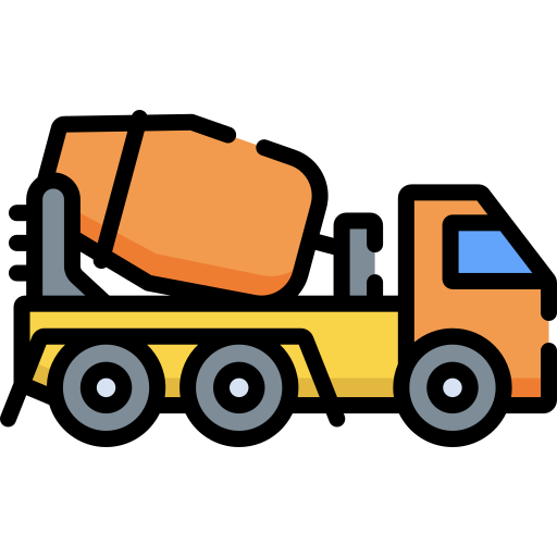 camión mezclador Special Lineal color icono