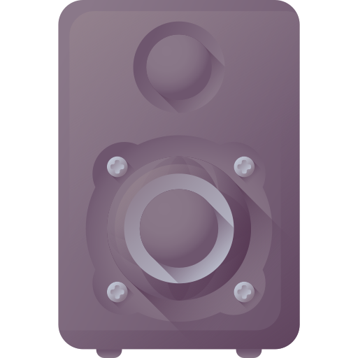 Speaker 3D Color icon