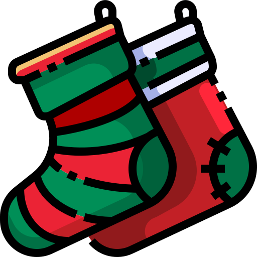 Christmas sock Justicon Lineal Color icon