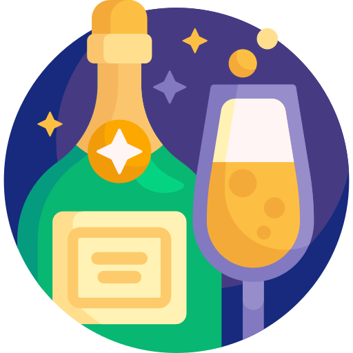 シャンパン Detailed Flat Circular Flat icon
