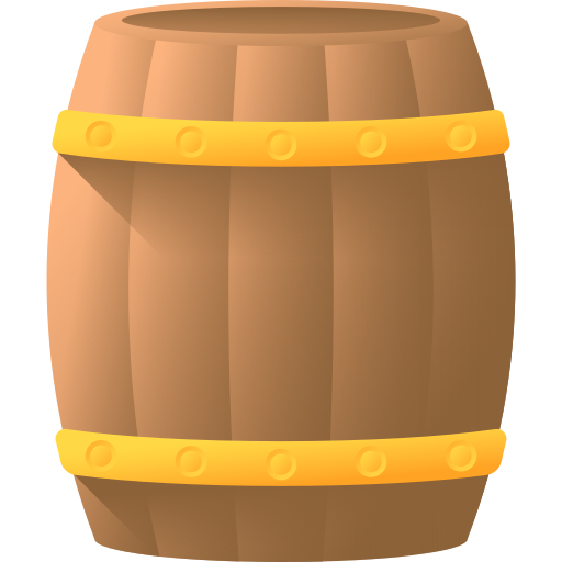 Barrel 3D Color icon