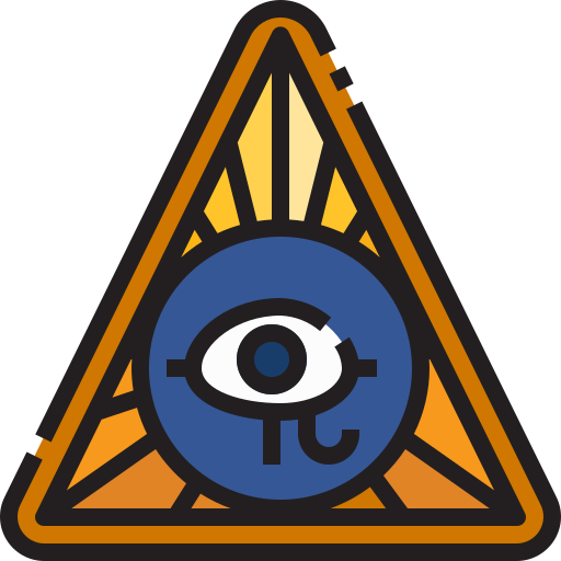 illuminati Justicon Lineal Color icona