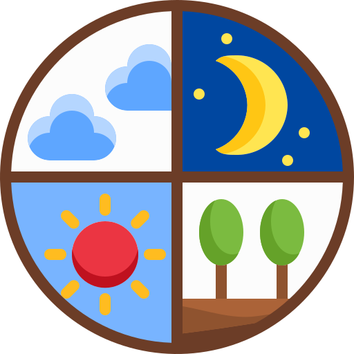 pogoda Justicon Flat ikona