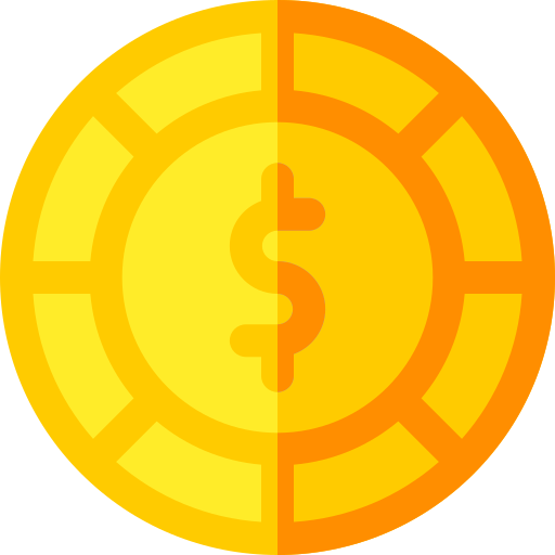 カジノチップ Basic Rounded Flat icon