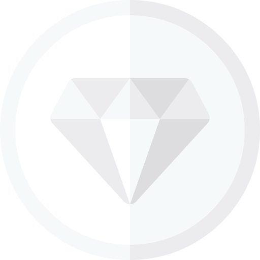 Алмаз Basic Rounded Flat иконка