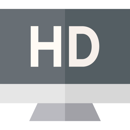 hd Basic Straight Flat icoon