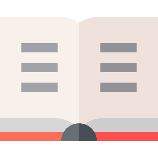 도서 Basic Straight Flat icon