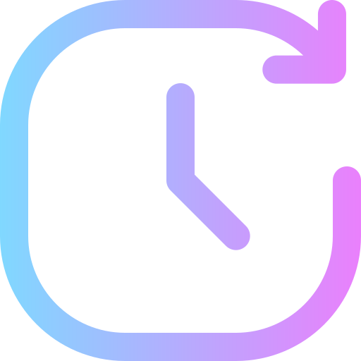 routine Super Basic Rounded Gradient icon