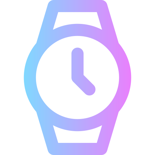 Wristwatch Super Basic Rounded Gradient icon