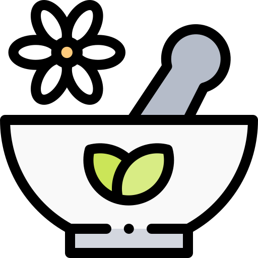 Herb Detailed Rounded Lineal color icon