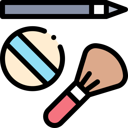 化粧 Detailed Rounded Lineal color icon