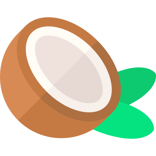 orzech kokosowy Basic Straight Flat ikona