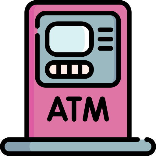 geldautomaat Special Lineal color icoon