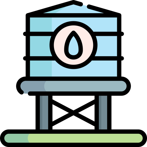 watertoren Special Lineal color icoon