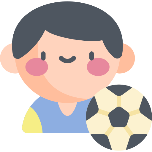 サッカー選手 Kawaii Flat icon