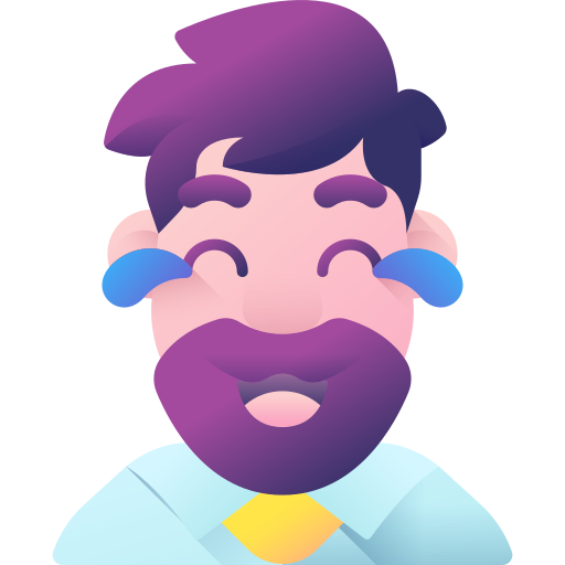 Laughing 3D Color icon