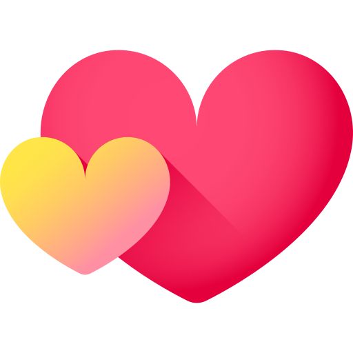 Сердце 3D Color иконка