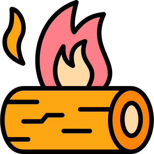 Bonfire Generic Outline Color icon