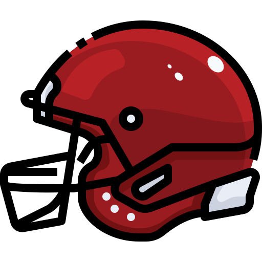 Football helmet Justicon Lineal Color icon