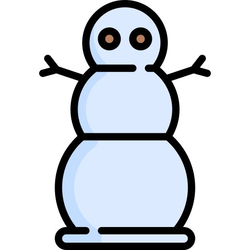 Snowman Special Lineal color icon