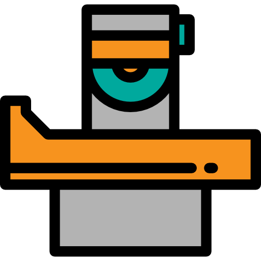 Industrial robot Detailed Rounded Lineal color icon