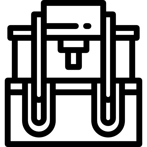 industriële robot Detailed Rounded Lineal icoon