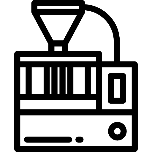 Промышленный робот Detailed Rounded Lineal иконка