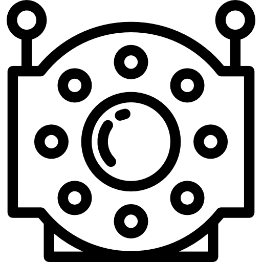 Industrial robot Detailed Rounded Lineal icon