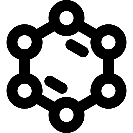Молекулярный Basic Rounded Lineal иконка