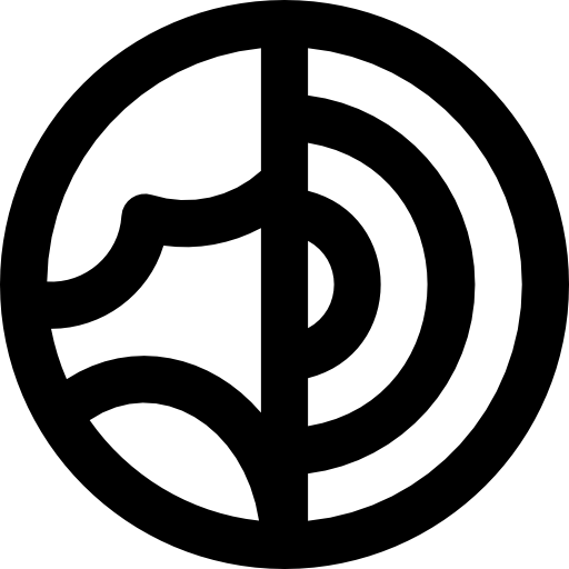 ziemia Basic Rounded Lineal ikona