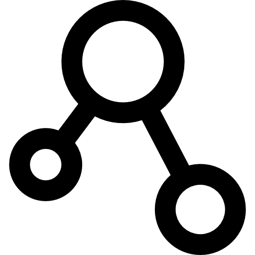 분자 Basic Rounded Lineal icon